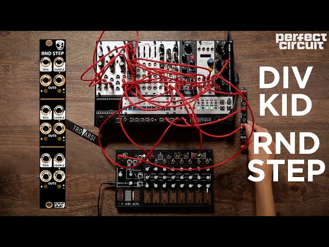 DivKid / SSF  Rnd Step Eurorack Module Jam and Patch Walkthrough