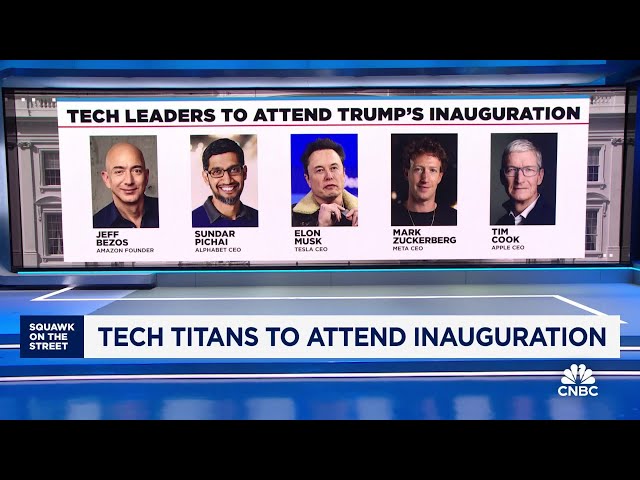 Tech leaders to attend Trump inauguration: Here's what to know