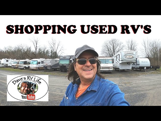 Used RVs For Sale in RV Storage Lots - Did I Find One?