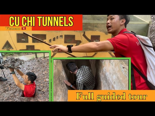 Cu chi tunnels: full guided video tour In Ho chi Minh city #vietnam