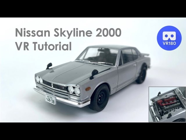 Nissan Skyline 2000 - Tamiya 1/24 - DIY 3D VR180 Tutorial