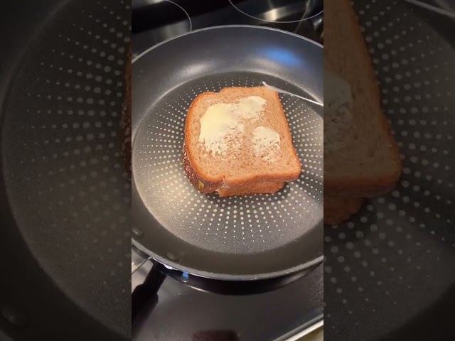 Low carb lunch - Double grilled cheese sandwich