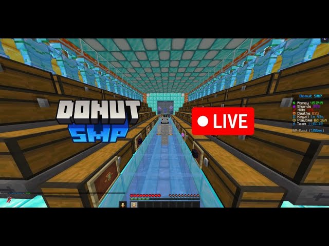 🔴Donut Smp Live Rebuilding my Stash! 🔴I cant get media?!