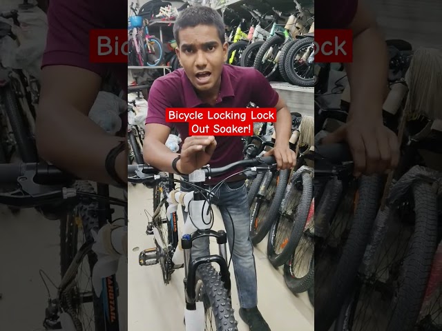 Bicycle Locking Lock Out Soaker! #cycle #minivlog #vlog #viral#cycletips #soaker