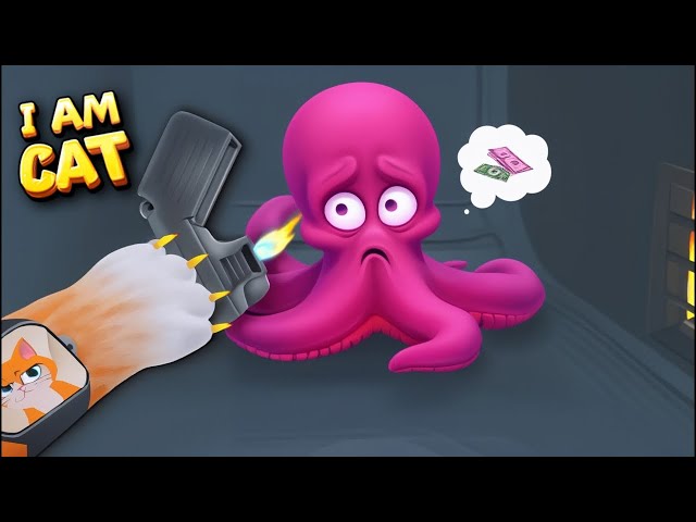 Süße Katze mit Feuerzeug... Octopus in Gefahr 😱!   - I am Cat VR Meta Quest 3S