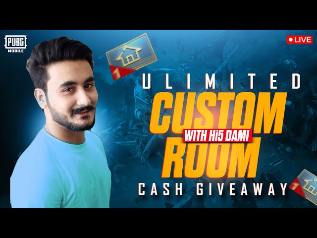 CASH ROOMS | PUBG MOBILE LIVE  | ADVANCE CUSTOM ROOMS | UC GIVEAWAY | CASH GIVEAWAY - Hi5 DaMi