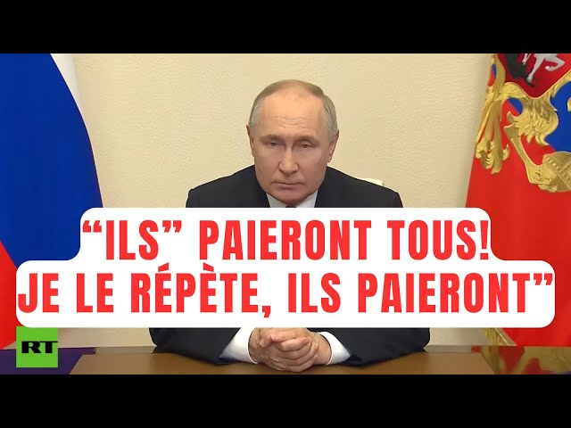 VLADIMIR POUTINE S'ADRESSE À LA NATION APRÈS L'ATTAQUE DU 22/03/24 CONTRE MOSCOU-Mohamed Diallo Live