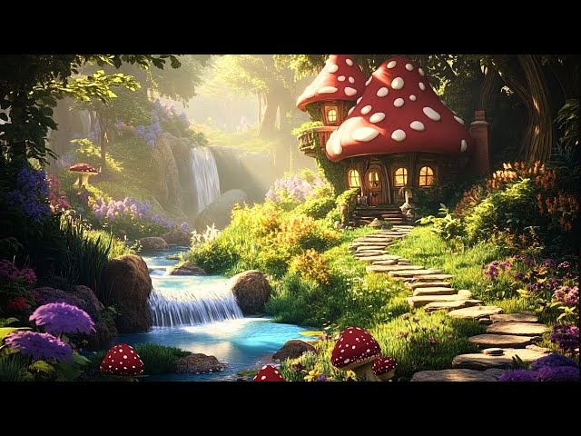 Fairy Mushroom Realm Music - Awaken Inner Peace and Calm Your Mind - Magical Forest Music