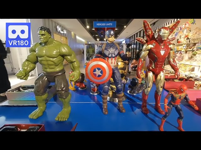 3D 180VR 4K Hulk Captain America Ironman Spiderman Marvel Avengers Hero