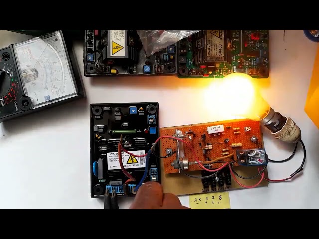 SX460=AS440 Generator AVR Replacement in a simple connection #= made it easier to connect