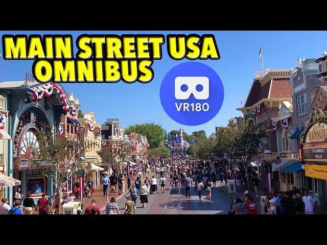 A Virtual Reality Ride Down Disneyland Main Street USA! - VR180