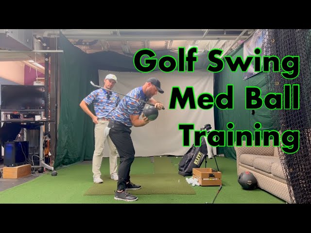 Golf Swing Medicine Ball Training