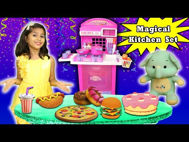 Pari's Fun Kitchen Set !Pari And Her Friends Doing Party l