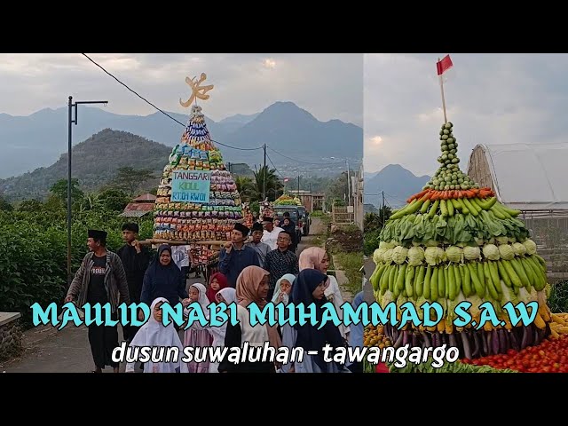 SEDEKAH BUMI  MAULID NABI MUHAMMAD S.A.W -DUSUN  SUWALUHAN - TAWANGARGO - KARANGPLOSO