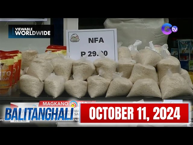 Balitanghali Express: OKTUBRE 11, 2024