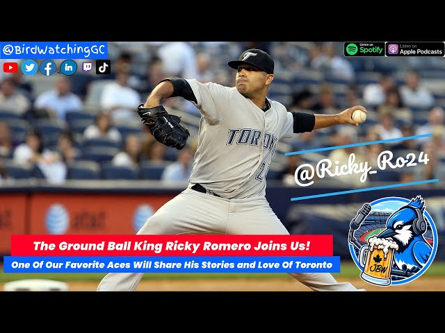 Ricky Romero - The Ground Ball King Joins Us! #Bluejays