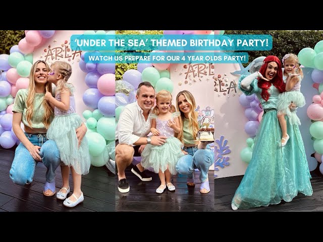 UNDER THE SEA THEMED 4TH BIRTHDAY PARTY-DECORATIONS, SUPPLIERS, INSPO & IDEAS & MORE!