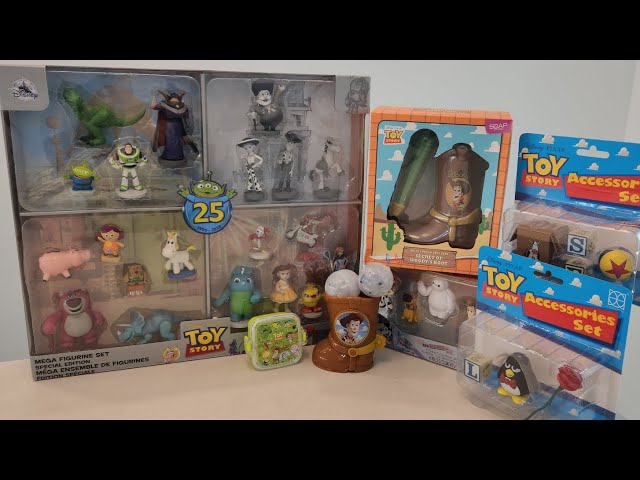 Unboxing Toy Story Toys &  Figures |  Woody Boots, Wheezy, 25th Mega Playset