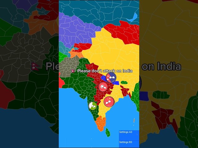 India🇮🇳 VS Pak🇵🇰+China🇨🇳+US🇺🇲😈🗿😱😱😡😭|| WW3 in nutshell🚀😈||#shorts #countryballs #india