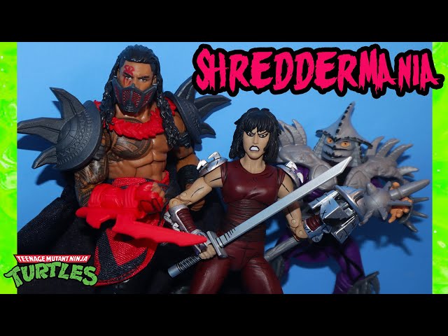 TMNT Figure Reviews: NECA Mirage Karai as Shredder,  Roman Reigns Shredder & Super Shredder