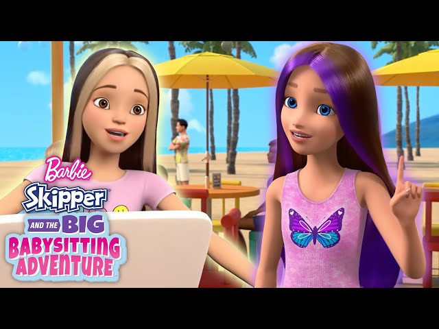 Skipper bertemu Joy 💜 | Barbie: Skipper and the Big Babysitting Adventure | Klip