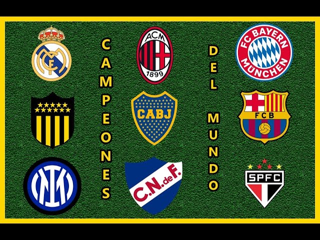 WORLD CHAMPIONS Clubs (Club World Cup and Intercontinental Cup).