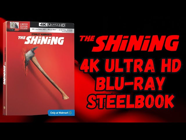 The Shining Walmart Exclusive 4K Ultra HD + Blu-ray Limited Edition Steelbook