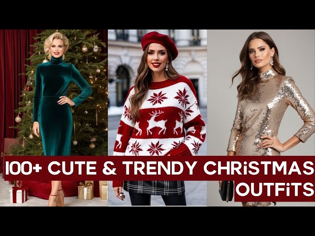 100+ Cute and Trendy Christmas Outfits: Festive Ideas for This Year | Winter Fashion Trends 2025