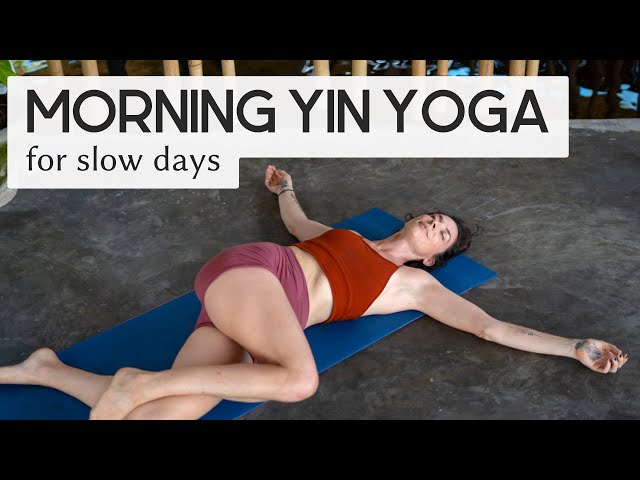 15 minute Morning Melt Yin Yoga for Slow Days | COLE CHANCE YOGA