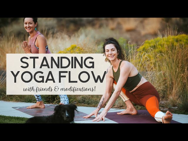 20 minute Full Body STANDING Yoga Flow with Modifications