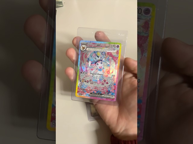 Prismatic Sylveon EX🤩 #pokemon #pokemoncards #pokemoncommunity