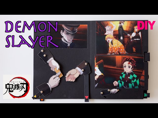 귀멸의 칼날 무한열차 팝업북 2 - 엔무의 주술 발동  | Demon Slayer POP-UP Book  | 鬼滅の刃 作り | kimetsu no yaiba