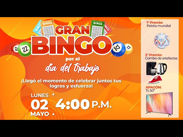 Gran Bingo TUPEMESA - Día del Trabajo