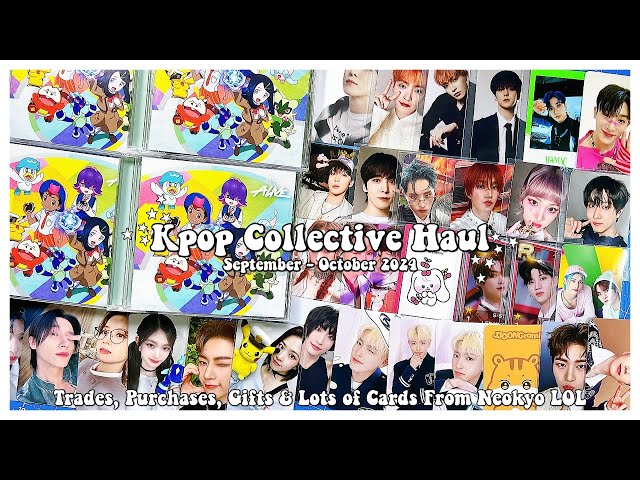 Kpop Collective Haul Sept - Oct 2024 ✰ Trades, Purchases, Gifts & Lots of Cards From Neokyo LOL