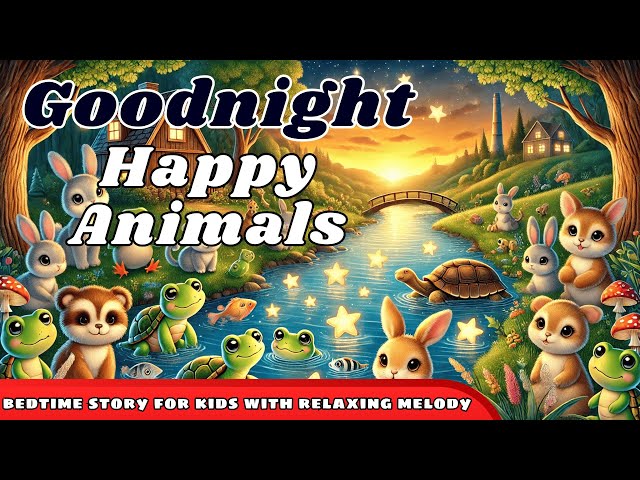 🌙 🌊 Goodnight, Happy Animals 🌙✨ | Kids Bedtime Zone | Fairy Tales