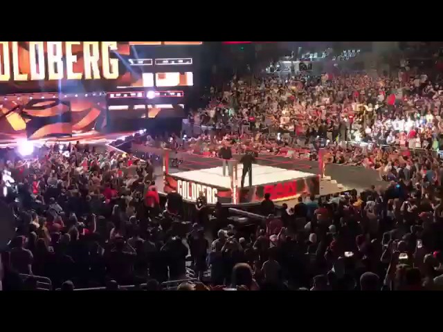 Goldberg Farewell Speech after RAW went off air - WWE RAW 3 April 2017