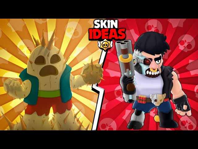 TOP 10 NEW SKINS! | Brawl Stars skin ideas episode 14