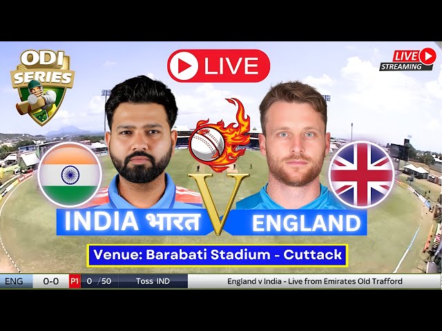 Live India vs England Live Match, 2nd ODI | IND vs ENG Live Match Today | Live Cricket Match Today