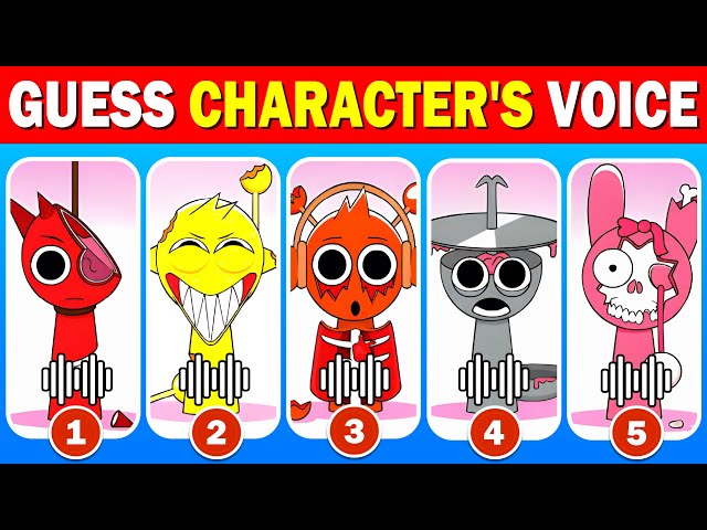 🔊 IMPOSSIBLE Guess The Phase 1, 2, 3,4 Sprunki Characters By Their VOICES! Incredibox Sprunki Quiz