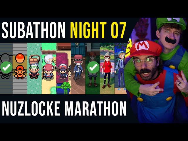 3 BADGES COMPLETE! CHAT PLAYS POKEMON WHILE WE SLEEP! | Subathon Night 07