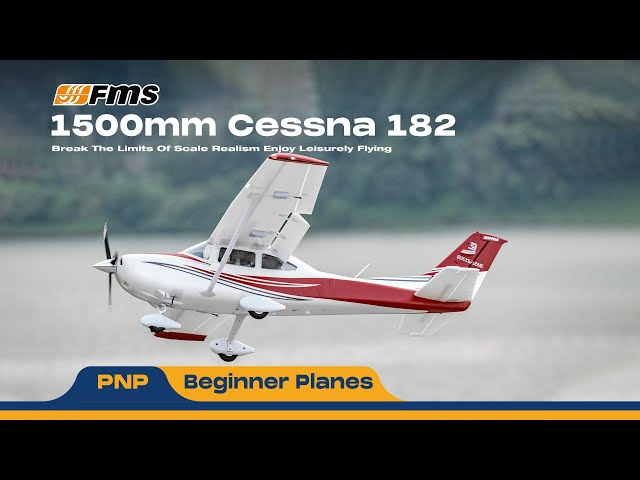 Explore the Skies with the Realistic 1500mm Cessna182 Skylane:A Classic STOL RCPlane for Beginners