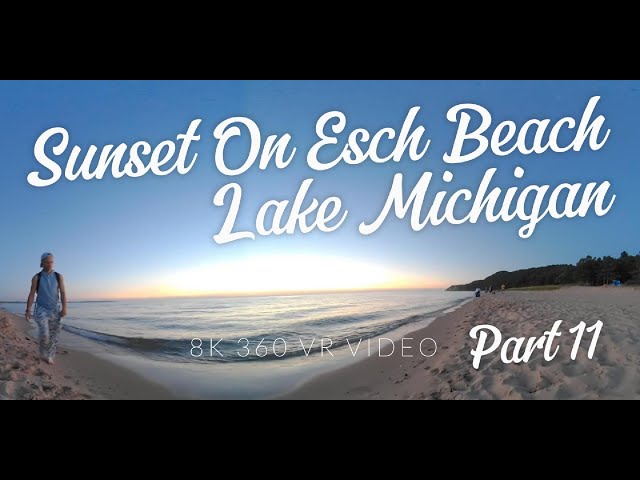 Sunset On Esch Beach Lake Michigan P1 11 8K 3 injected