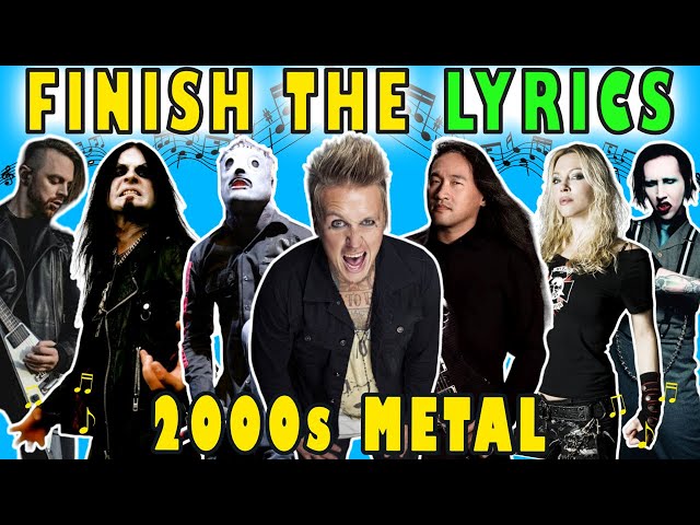 Finish the Lyrics 2000s Rock & Metal 🎶 Ultimate Rock & Metal Music Quiz