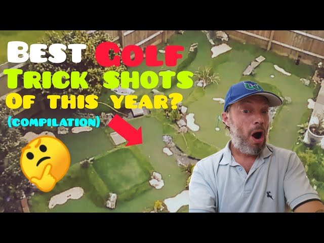 BEST Golf TRICK SHOTS of the YEAR so far!? 🤔🤷‍♂️⛳ Backyard Golf and mini golf