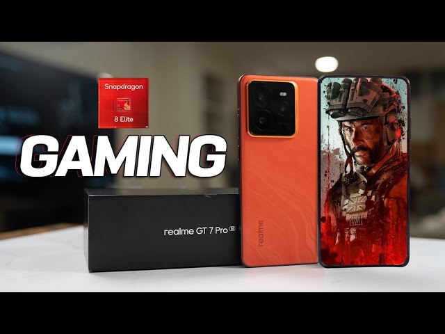 Realme GT 7 PRO: First Snapdragon 8 Elite Gaming!