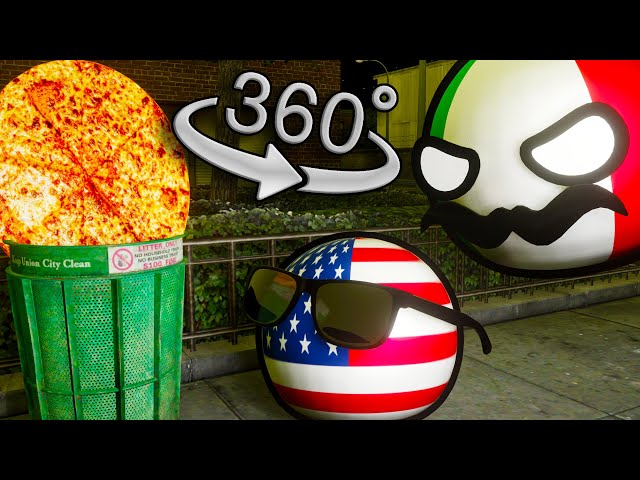 POV: TRASH PIZZA ITALY USELESS! (360 VR)