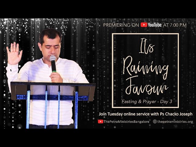 1 September 2020 | Fasting & Prayer Day 3 | Its Raining Favour