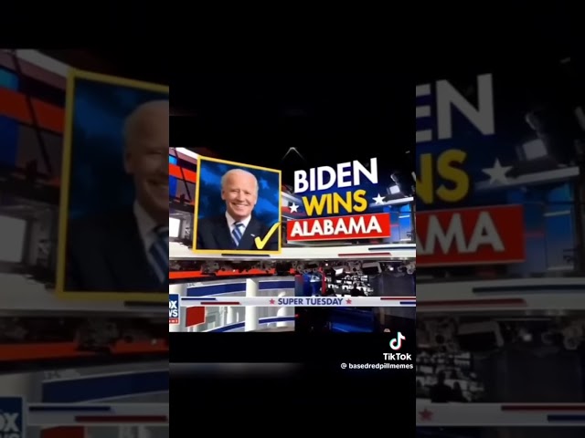 Joe Biden wins the state of Alabama