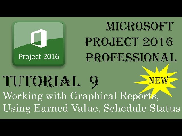 Graphical Reports | Earned Value analysis | Cost Problems in Ms Project 2016 📐⏳✍️🏘️