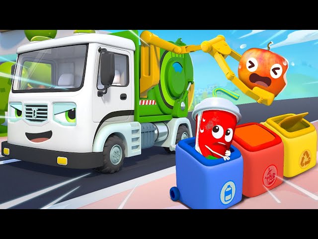 Truck and Street Vehicles - Garbage Truck | Learning Vehicles | Kids Song | Kids Cartoon | BabyBus